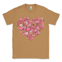 Toasted Coconut breast cancer awareness heart Classic Tee - MaliasSmallBusiness