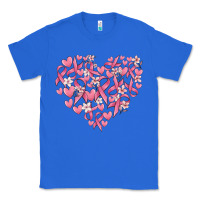 True Royal breast cancer awareness heart Classic Tee - MaliasSmallBusiness
