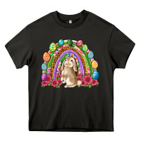 Asphalt Easter rainbow Bunny Easter Day Heavy Core Tee - Neo Western