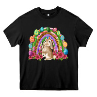 Easter Rainbow Bunny Easter Day Heavy Core Tee | Teevron