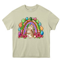 Mossy Easter rainbow Bunny Easter Day Heavy Core Tee - Neo Western