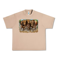 Burro 3 red angus bulls Urban Heavy Tee - LillyAllenDesigns