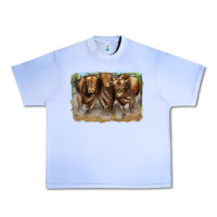 Grape Ice 3 red angus bulls Urban Heavy Tee - LillyAllenDesigns