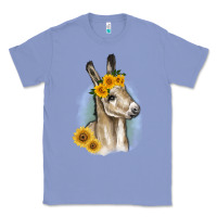 Colony Blue Sunflower Baby Donkey Classic Tee - RanaPortraitStore