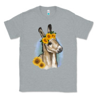 Heather Grey Sunflower Baby Donkey Classic Tee - RanaPortraitStore
