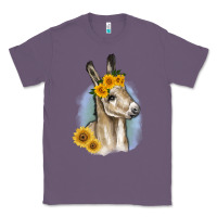 Lavender Sunflower Baby Donkey Classic Tee - RanaPortraitStore
