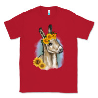 Red Sunflower Baby Donkey Classic Tee - RanaPortraitStore