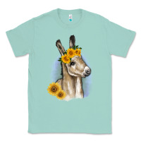 Seafoam Sunflower Baby Donkey Classic Tee - RanaPortraitStore