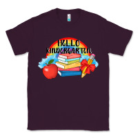 Plum back to school hello kindergarten 3200x2400 Classic Tee - AdoDesignShop