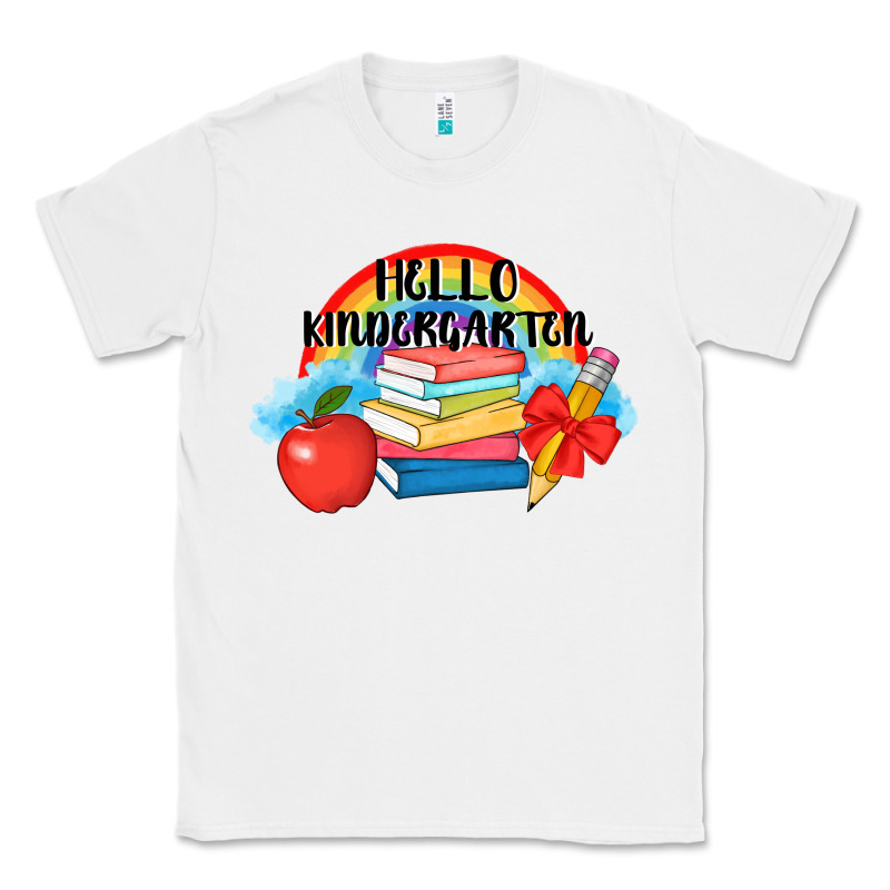 Back To School Hello Kindergarten 3200x2400 Classic Tee by AdoDesignShop | Teevron