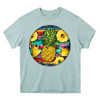 Arona pineapple leopard Heavy Core Tee - BarkalooDesign