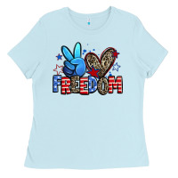 Peace Love Freedom Ladies Tee | Teevron