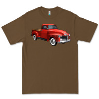 Cacao western red truck right 34 view 1 Premium Tee - FaDigitalArtStudio