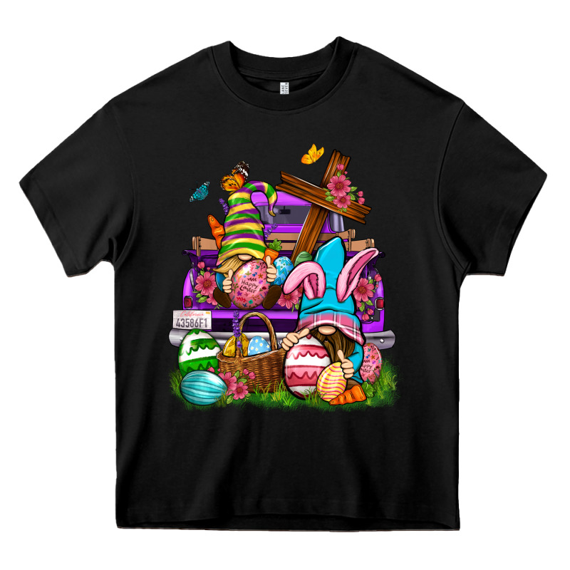 Easter Gnomies Truck Easter Day Heavy Core Tee by Neo Western | Teevron