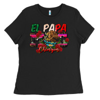 Black al papa mas chingon Ladies Tee - CTS Tumbler Store