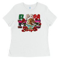 White al papa mas chingon Ladies Tee - CTS Tumbler Store