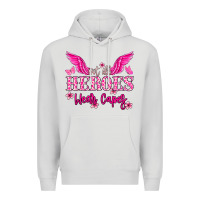 Dove Grey Not all heroes wear capes Cancer Awareness Premium Hoodie - HowdyJamesFarm