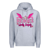 Heather Grey Not all heroes wear capes Cancer Awareness Premium Hoodie - HowdyJamesFarm