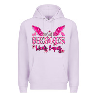 Lilac Not all heroes wear capes Cancer Awareness Premium Hoodie - HowdyJamesFarm
