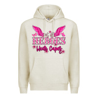 Oatmeal Heather Not all heroes wear capes Cancer Awareness Premium Hoodie - HowdyJamesFarm