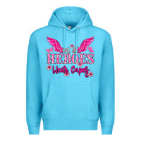 Ocean Blue Not all heroes wear capes Cancer Awareness Premium Hoodie - HowdyJamesFarm