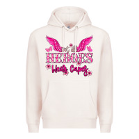 Pale Pink Not all heroes wear capes Cancer Awareness Premium Hoodie - HowdyJamesFarm
