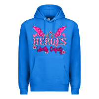 True Royal Not all heroes wear capes Cancer Awareness Premium Hoodie - HowdyJamesFarm