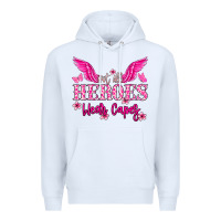White Not all heroes wear capes Cancer Awareness Premium Hoodie - HowdyJamesFarm