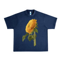Navy teddy bear sunflower Urban Heavy Tee - LillyAllenDesigns