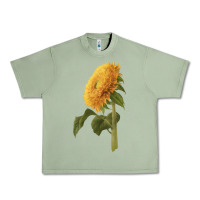 Oil Green teddy bear sunflower Urban Heavy Tee - LillyAllenDesigns