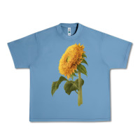 Pebble Blue teddy bear sunflower Urban Heavy Tee - LillyAllenDesigns