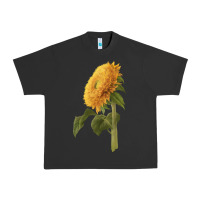 Pigment Black teddy bear sunflower Urban Heavy Tee - LillyAllenDesigns
