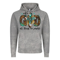 Cloud Rock with god all things are possible gemstone cross Vintage Hoodie - Jasminsmagicworld