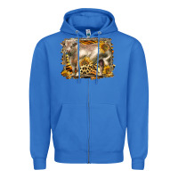True Royal western charolais bull Zipper Hoodie - LillyAllenDesigns