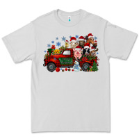 Christmas Farm Animals Truck Premium Tee | Teevron