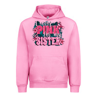 Fuchsia Pink i wear pink for my sister Urban Hoodie - FaDigitalArtStudio
