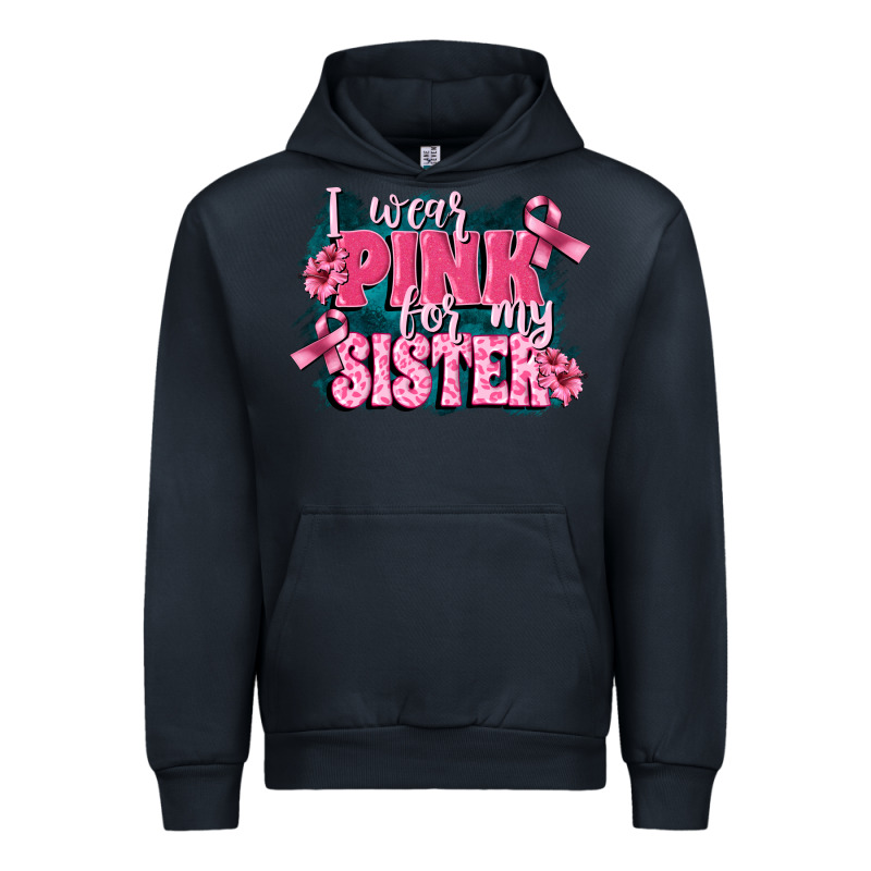 I Wear Pink For My Sister Urban Hoodie by FaDigitalArtStudio | Teevron