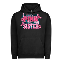 Pigment Black i wear pink for my sister Urban Hoodie - FaDigitalArtStudio