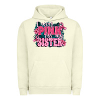 Pigment Pistachio i wear pink for my sister Urban Hoodie - FaDigitalArtStudio