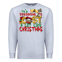Heather Grey It's beginning to cost a lot like Christmas Premium Sweatshirt - NancyCooperArtShop