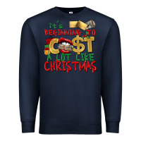 Navy It's beginning to cost a lot like Christmas Premium Sweatshirt - NancyCooperArtShop