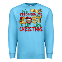 Ocean Blue It's beginning to cost a lot like Christmas Premium Sweatshirt - NancyCooperArtShop