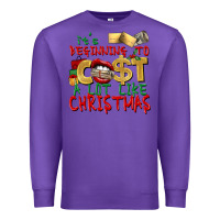 Purple It's beginning to cost a lot like Christmas Premium Sweatshirt - NancyCooperArtShop