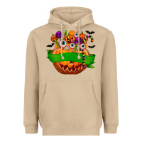 Mushroom Personalized Boy Halloween Candy Heavyweight Hoodie - texasbilliewilder