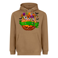 Toasted Coconut Personalized Boy Halloween Candy Heavyweight Hoodie - texasbilliewilder