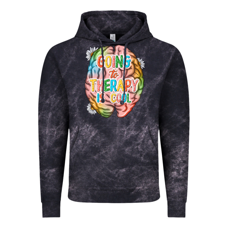 Going To Therapy Is Cool Vintage Hoodie by NancyCooperArtShop | Teevron