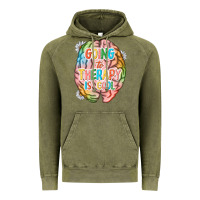 Vintage Olive going to therapy is cool Vintage Hoodie - NancyCooperArtShop