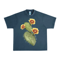 Midnight Navy opuntia phaeacantha Urban Heavy Tee - LillyAllenDesigns