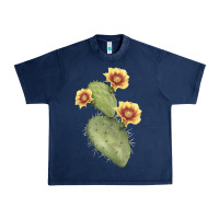 Navy opuntia phaeacantha Urban Heavy Tee - LillyAllenDesigns
