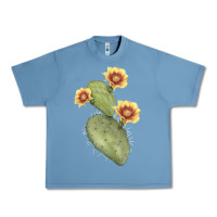 Pebble Blue opuntia phaeacantha Urban Heavy Tee - LillyAllenDesigns